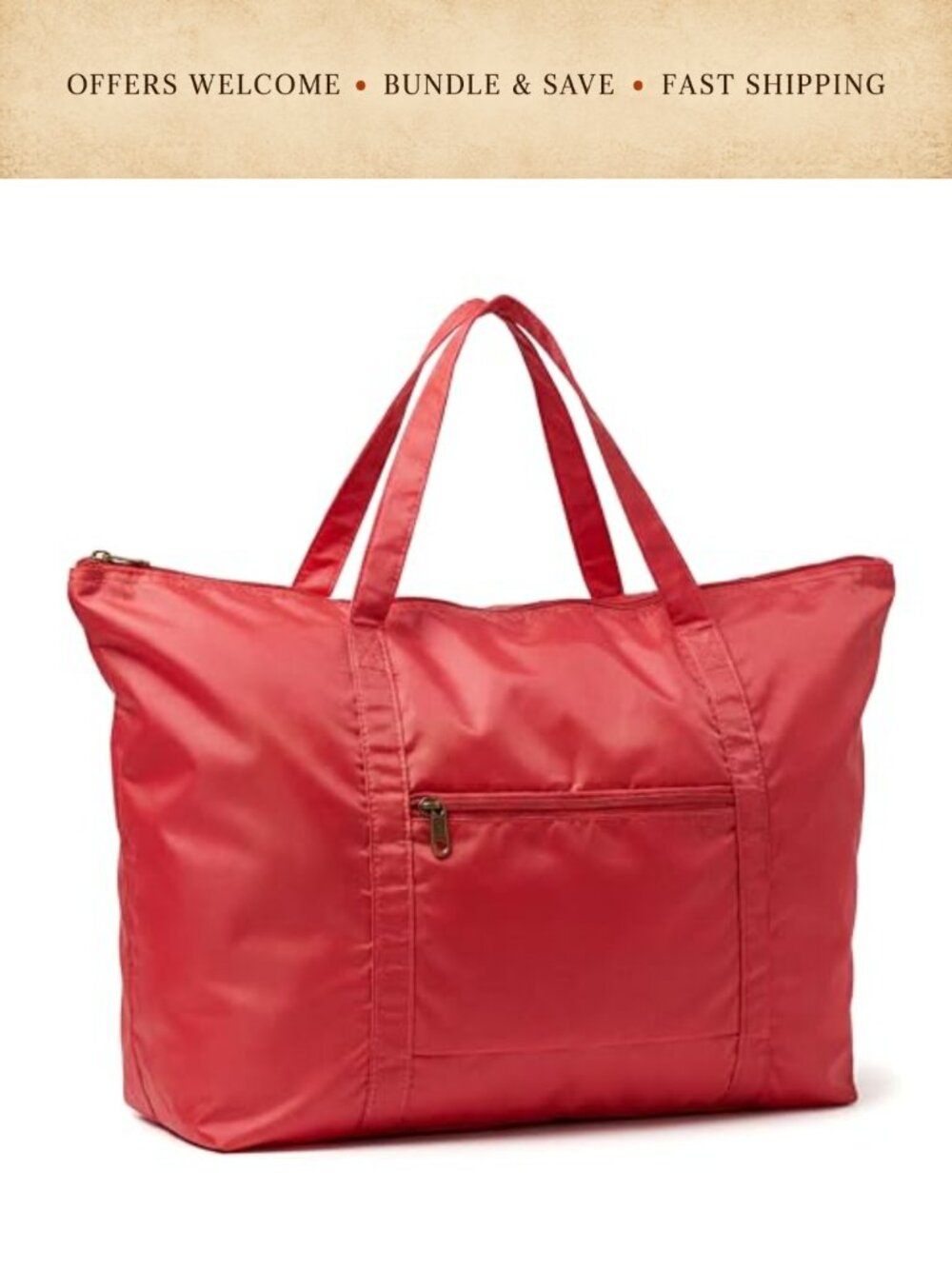 Super Light Nylon Foldable Travel Duffle Bag Water Repellent